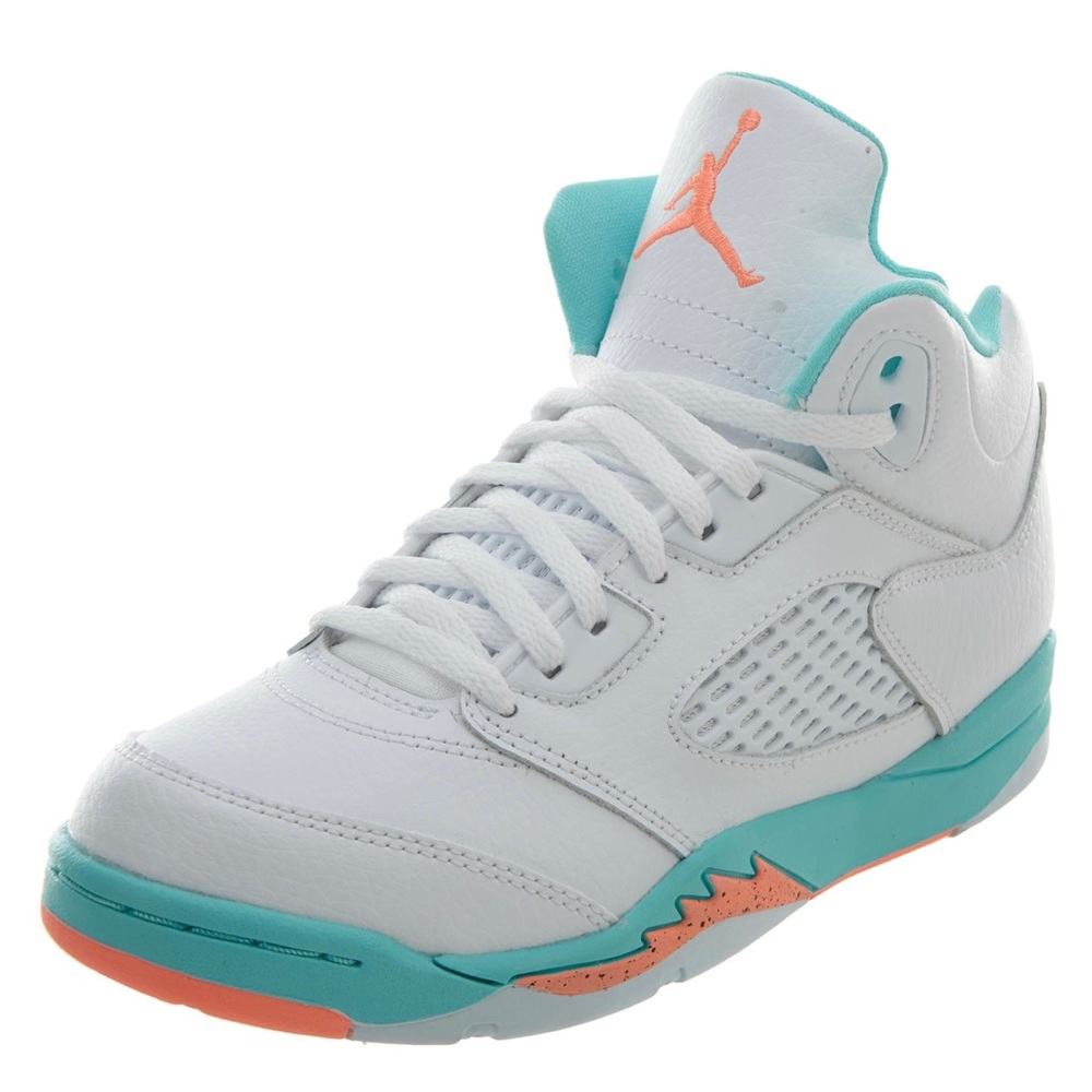 AIR JORDAN 5 RETRO Toddler in Light Aqua size 10C